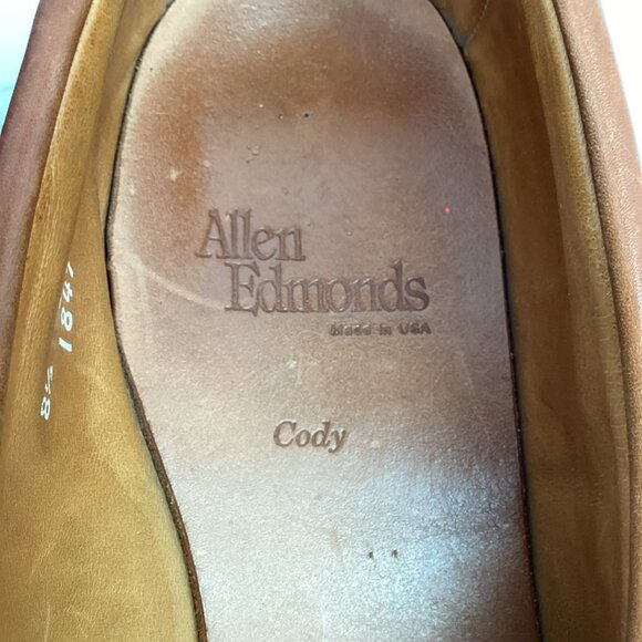 Handcrafted Allen Edmonds Cody Kiltie Tassel Loafers Woven Leather Dress Shoes M main image 7